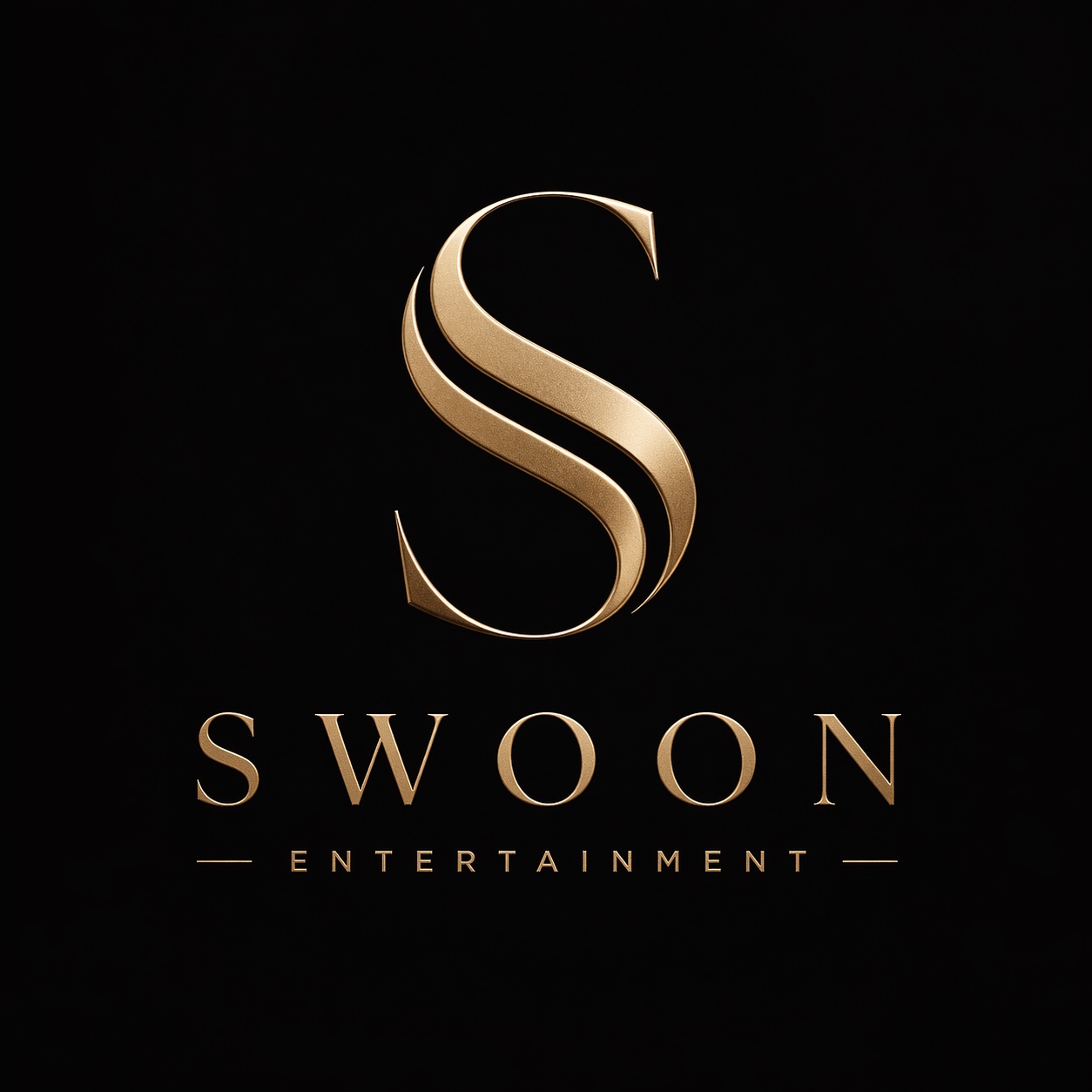 Swoon Entertainment gold S logo